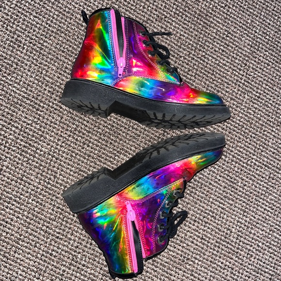 Steve Madden Rainbow girl punk boots - Picture 2 of 7